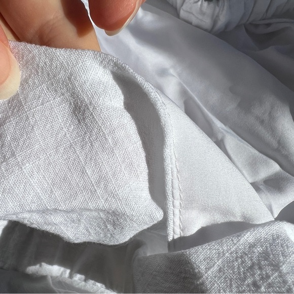 100% Cotton White Midi Backless Dress - Picture 15 of 15